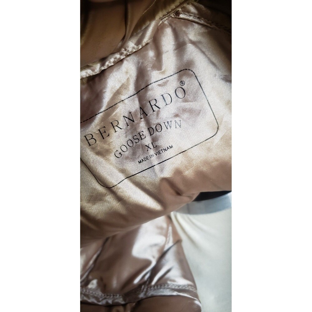 Bernardo Puffer Womens Size XL Brown Packable Quilted Goose Down Outdoor Vest - Picture 9 of 10
